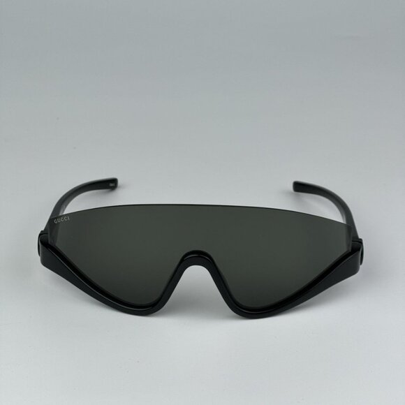 Gucci GG1650S 001 BRAND NEW Sunglasses Black Grey Unisex Shield Mask main image 10